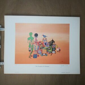 Jonathan Winters Celebrity Comedian Surrealist  Pop Art 1977